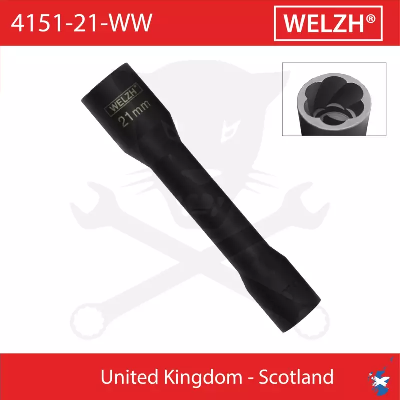 Csavarkiszedő és kerékőr leszedő kulcs 1/2" hosszú 21 mm