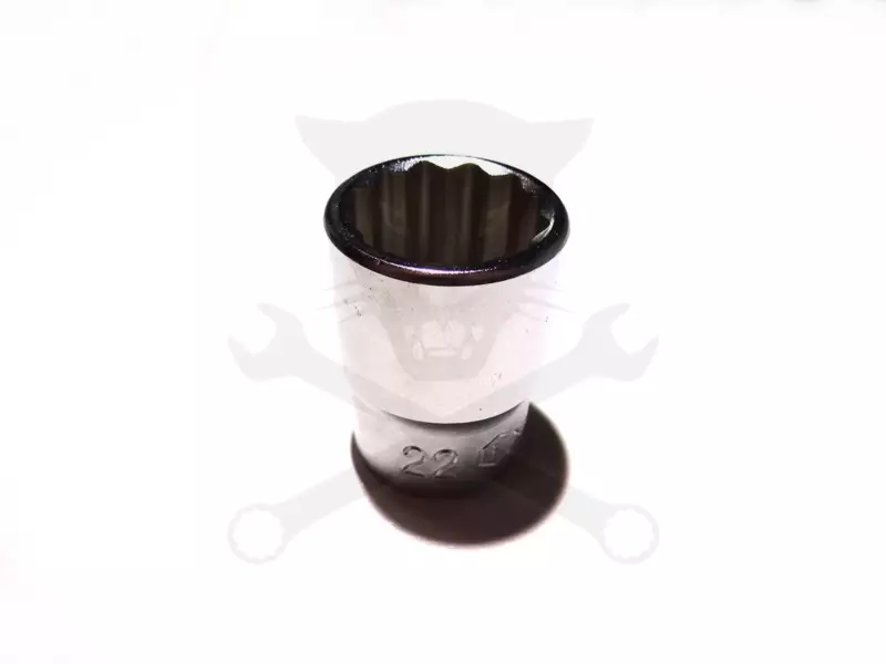 Dugókulcs - crowafej 1/2" 12 szög normál 22 mm Genius