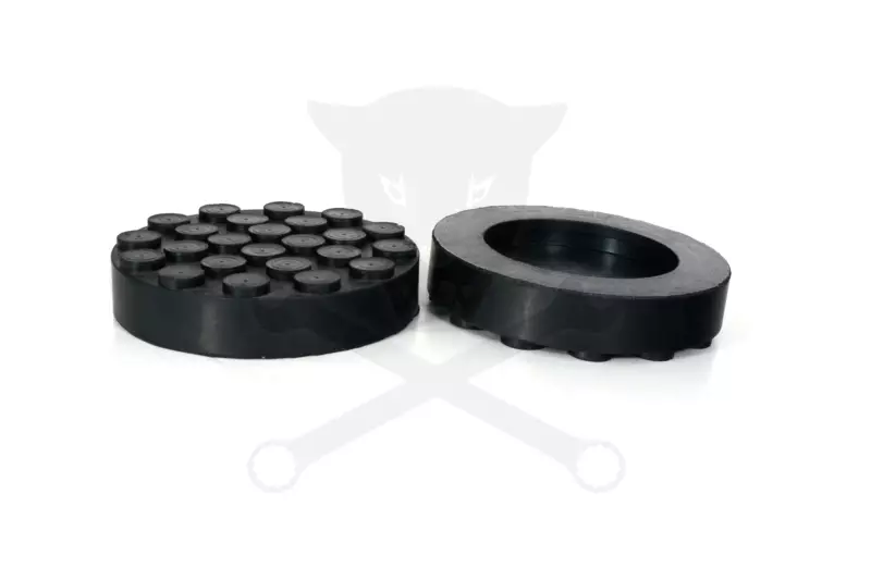 Gumipogácsa csápos emelőhöz 120/ 85 mm-es peremes+betét pöttyös