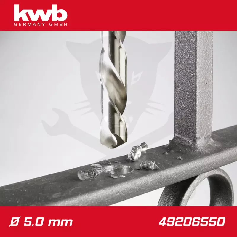 Csigafúró  5,0 mm HSS-G DIN 338 Silver Star, profi - KWB