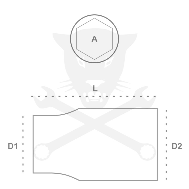 Dugókulcs - crowafej 3/4" 12 szög normál 18 mm Genius