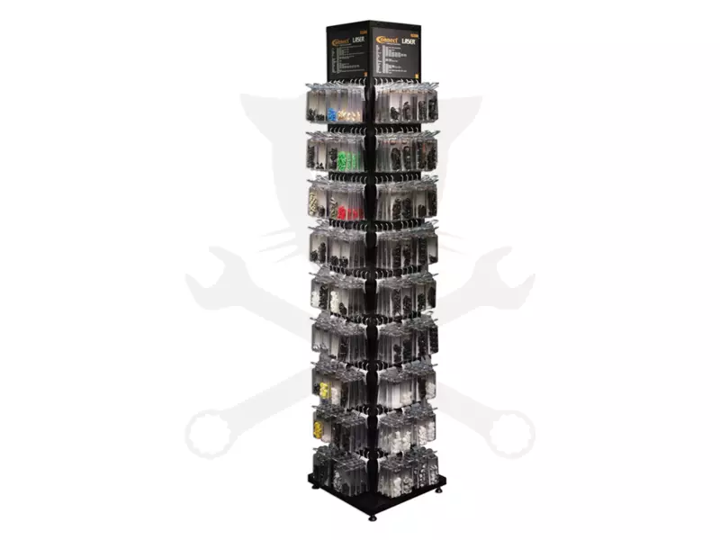 Műanyag patent állvány 484 Connect csomag és 12 db Laser termék