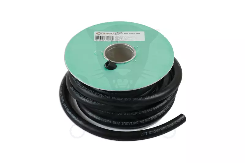 Üzemanyagtömlő 10 mm x 7.6 méter - fekete spec. gumicső