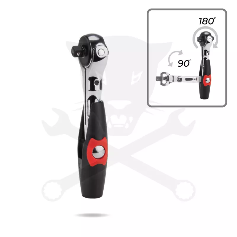 Crowa racsnis kulcs 1/4" forgó