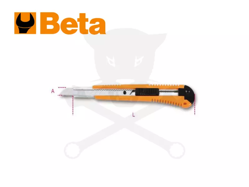 Vágókés BETA dekorkés 9 mm-es 3 db 9 mm letörhető pengével