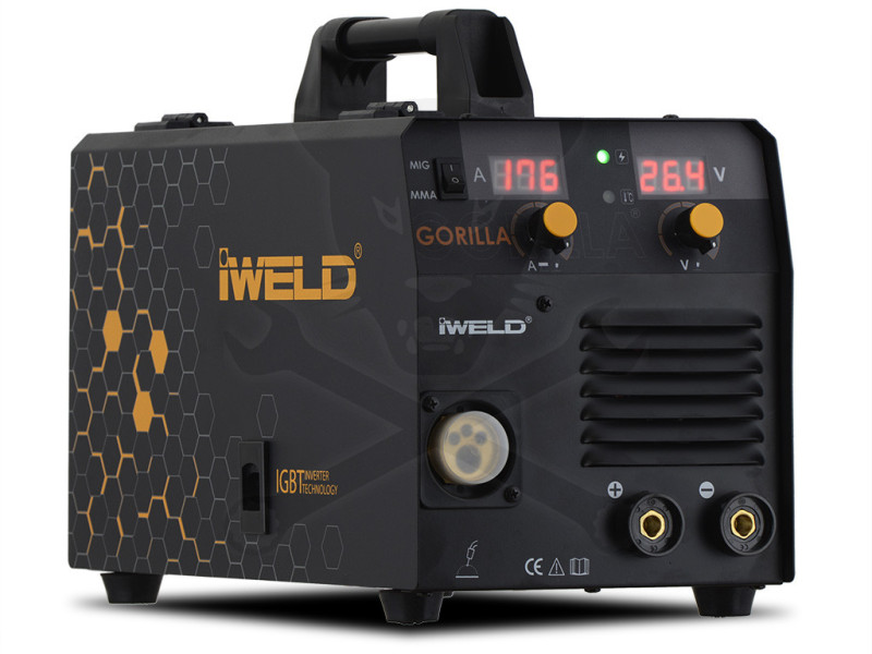 Hegesztő inverter Gorilla PocketMIG 175 Aluflux - IWELD