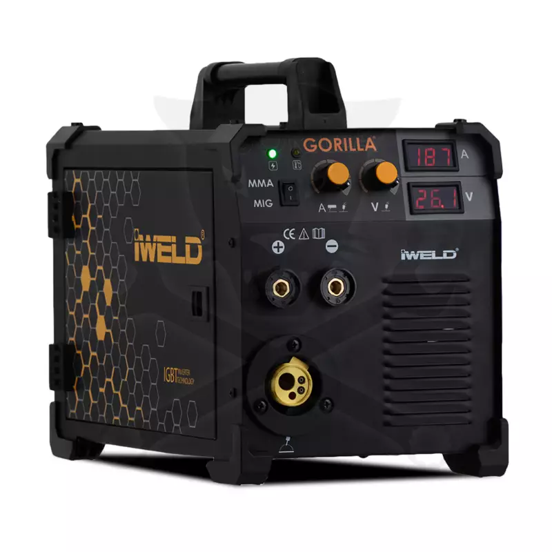 Hegesztő inverter Gorilla PocketMIG 195 Aluflux
