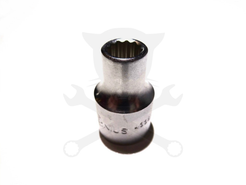Dugókulcs - crowafej 1/2" 12 szög normál 10 mm Genius