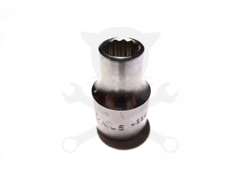 Dugókulcs - crowafej 1/2" 12 szög normál 10 mm Genius