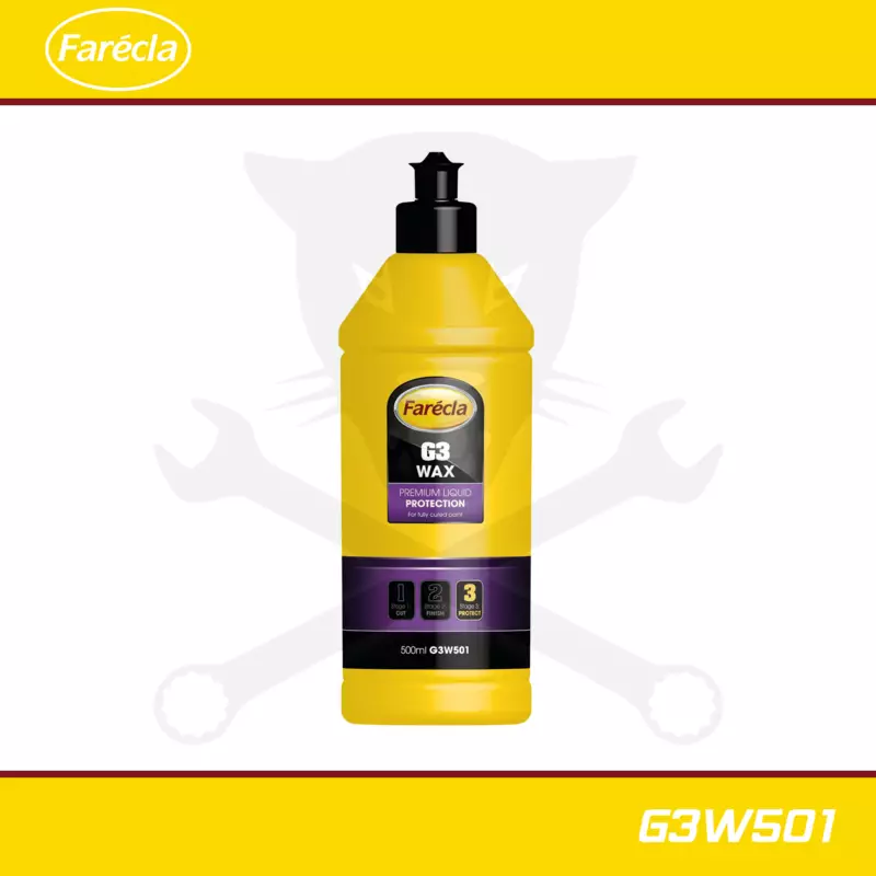 Polírozó paszta G3 Wax - 3. lépcső / fázis -  500 ml - Farécla