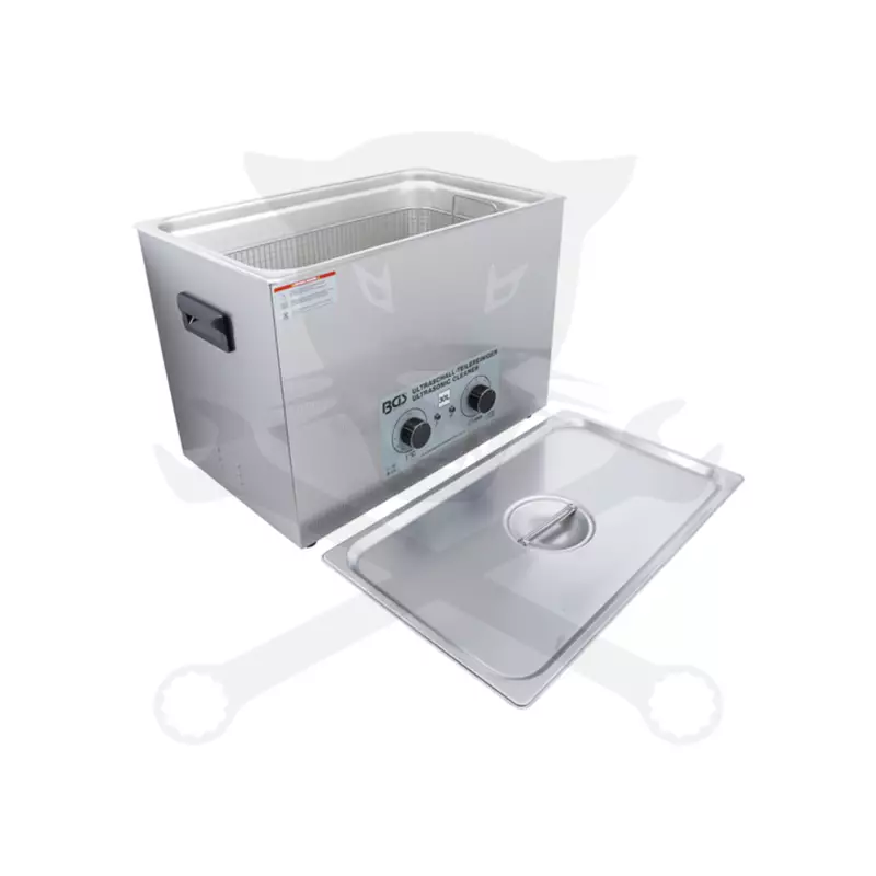 Ultrahangos tisztító berendezés 30 liter 600W + fűtés 500W - BGS