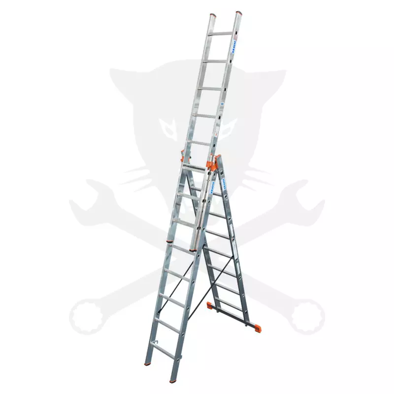 Létra ALU létrafokos sokcélú álló 3x 8 fokos - Krause Monto TRIBILO