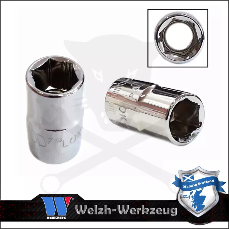 Lok-Typ Dugókulcs - crowafej 3/8" 13 mm 6 lap alacsony - Welzh