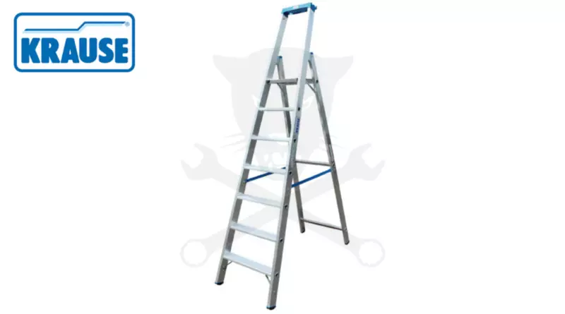 Alu lépcsőfokos állólétra 1x 7 Fokos - STABILO -
