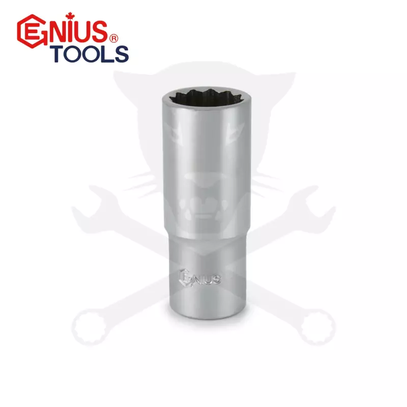 Dugókulcs - crowafej 3/8" 12 lap hosszú 10 mm Genius
