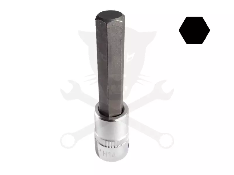 Rátűzőkulcs - crowa+bit 1/2" imbusz 14 mm, hosszú