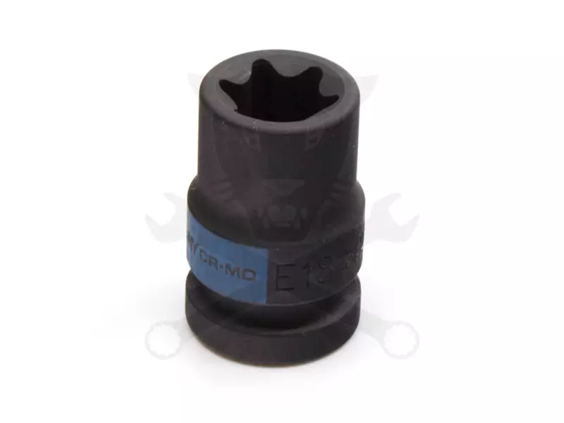 Légkulcsfej 1/2" belső torx E18 KingTony