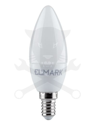Izzó LED gyertya 8 W meleg fehér, matt 100/37 mm E14 ELMARK