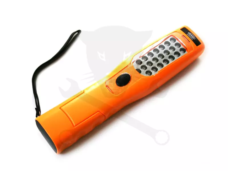 Szerelőlámpa LED 21+5 ledes profi RING - Hi Visibility -