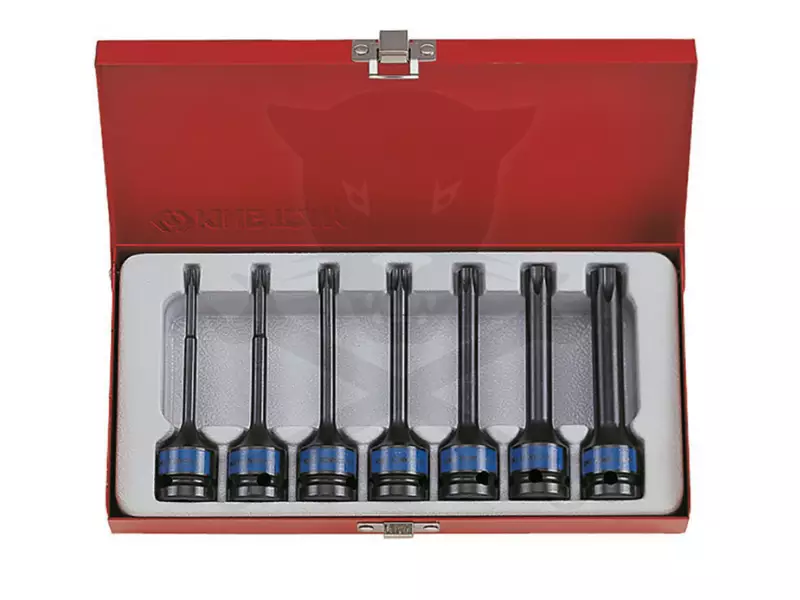 Légkulcsfej készlet 1/2" torx 7 db-os KingTony