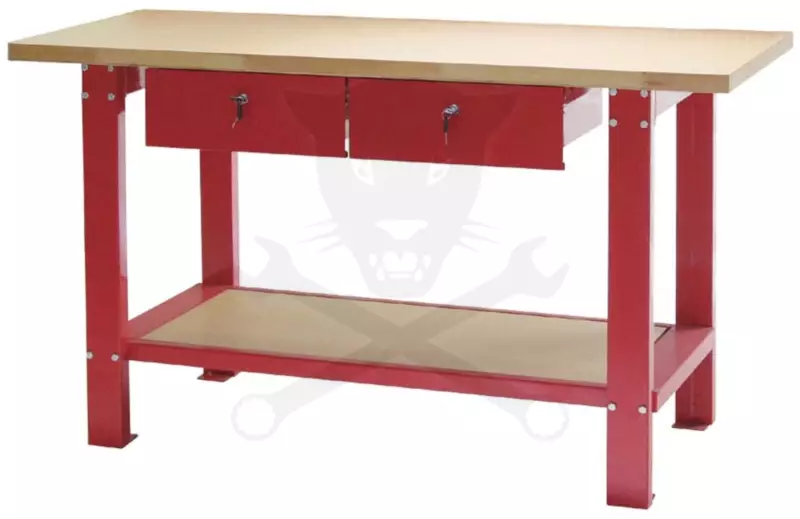 Satupad 1500 mm kétfiókos FA munkalappal