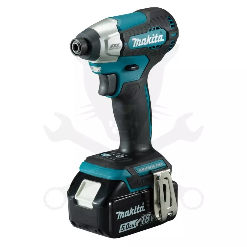 Ütvecsavarbehajtó, akkus 18V 140 Nm 1/4" bit - 2db 5Ah - Makita