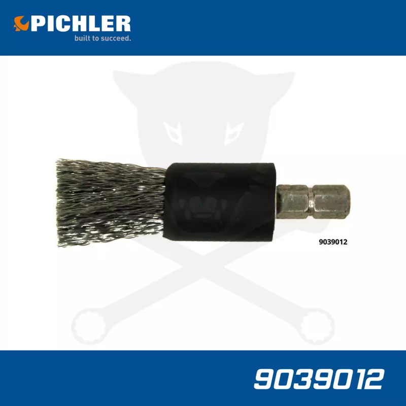 Pichler tartozék porlasztó fészek fenék kefe - acél 17 mm-es