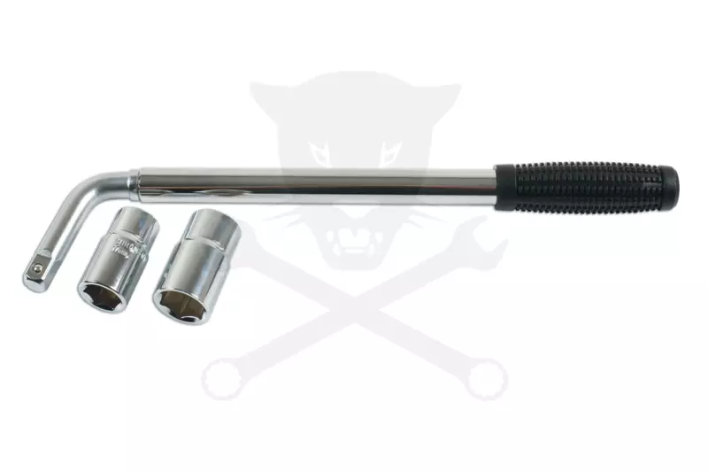 Kerékanya kulcs teleszkópos 350-550 mm 17x19 mm és 21x23 mm - Laser