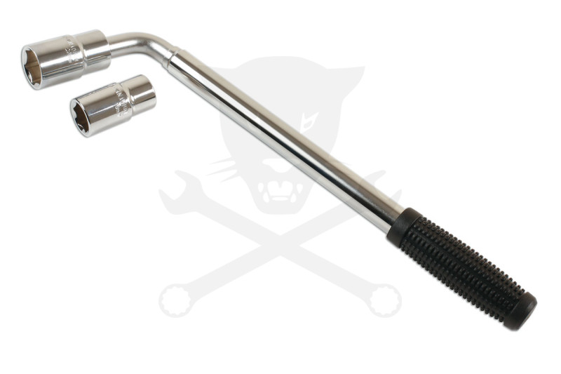 Kerékanya kulcs teleszkópos 350-550 mm 17x19 mm és 21x23 mm - Laser