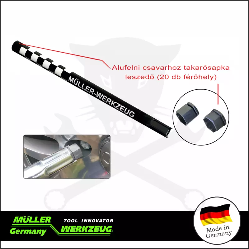 Alufelnire való csavar kupak adagoló Opel, GM, Audi, stb - MÜLLER