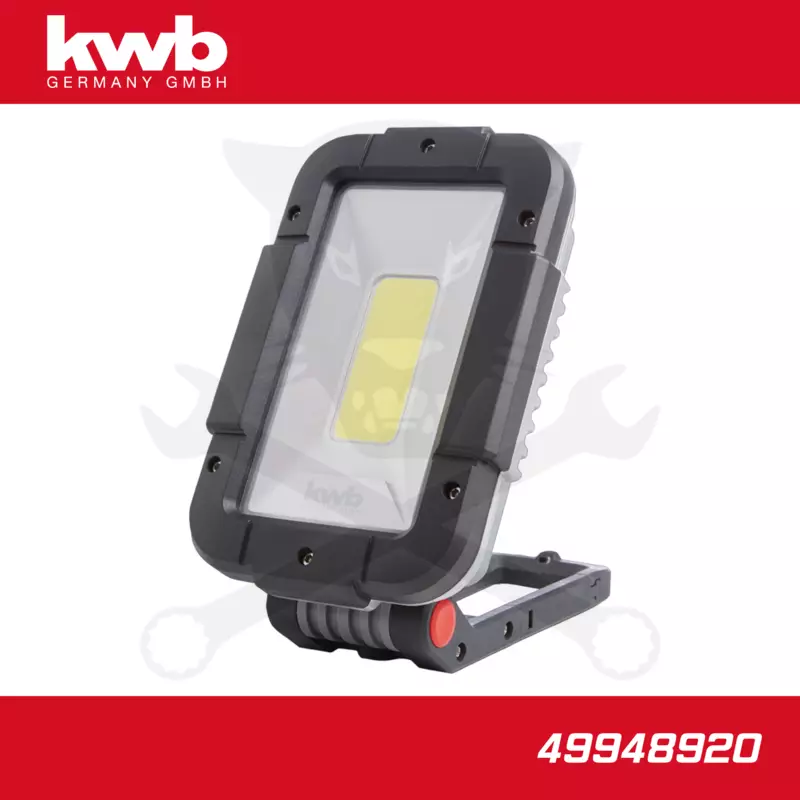 Szerelőlámpa - LED 01 COB 1521 lm akkus - USB - IPX5 összecsuk. - KWB