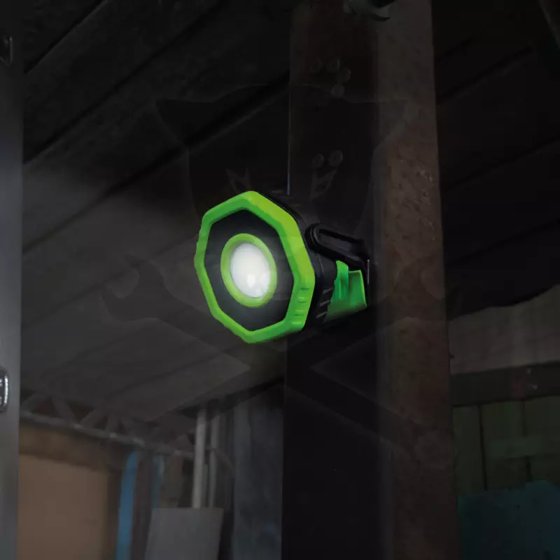 Szerelőlámpa LED 01 COB ledes - akkus, mágneses 360° forg.7W 700 Lumen