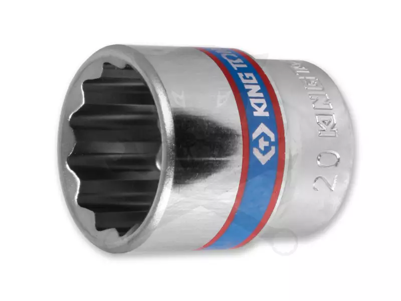 Dugókulcs - crowafej 3/8" 12 lap normál 20 mm