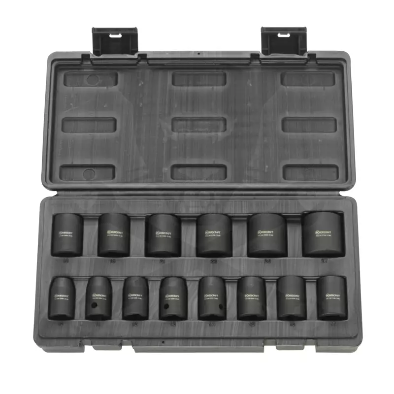 Dugókulcs - crowafej készlet 1/2" 6 lap normál 14 db - Roadcraft (RS4114)