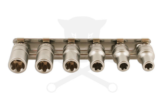 Dugókulcs - crowafej készlet 1/4" Torx Plus® belső 6 db-os EP6-EP12 - EPL