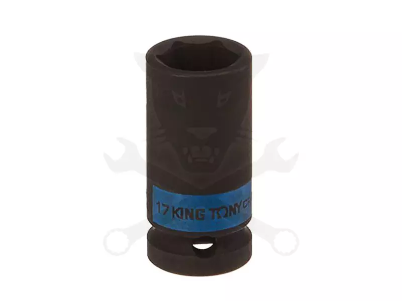 Légkulcsfej - 1/2" 6 lap hosszú 17 mm - King Tony