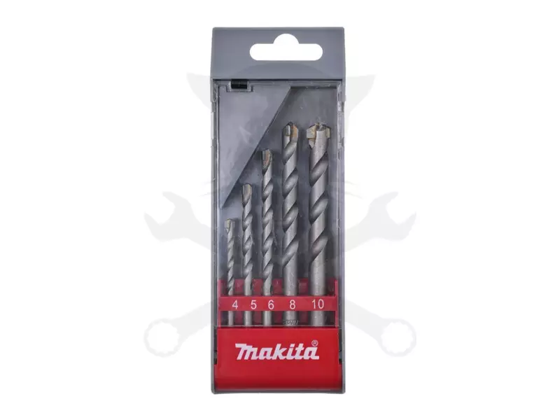 Kőzetfúró készlet  5 db-os 4-10 mm - hengeres - Makita