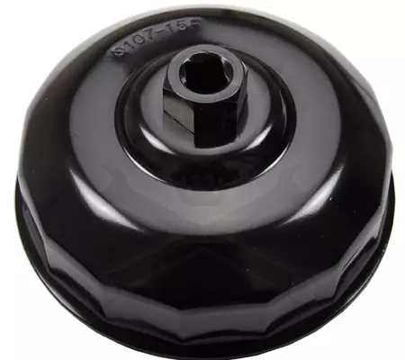 Olajszűrő leszedő kupak 107 mm x 15 lap BGS 1019-ből