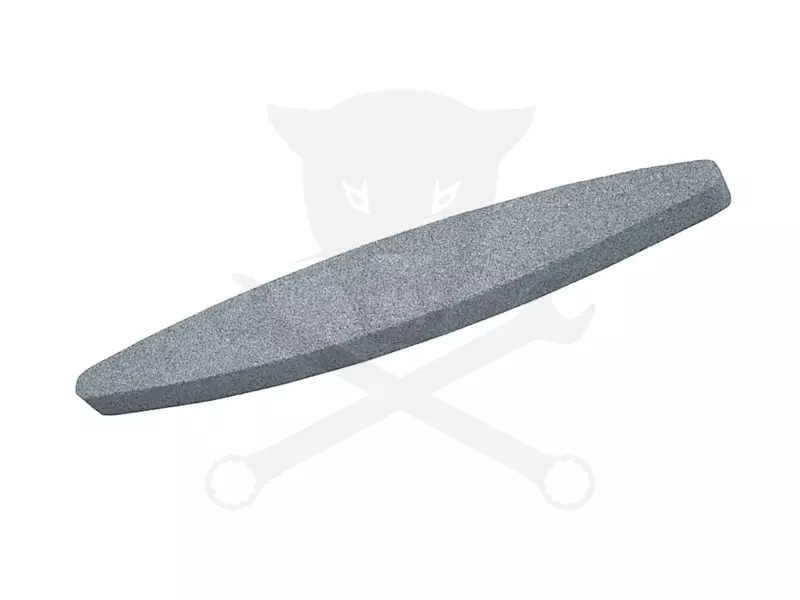 Fenőkő - Élező kő - Kasza kő 225x35x16 mm ovális - szürke