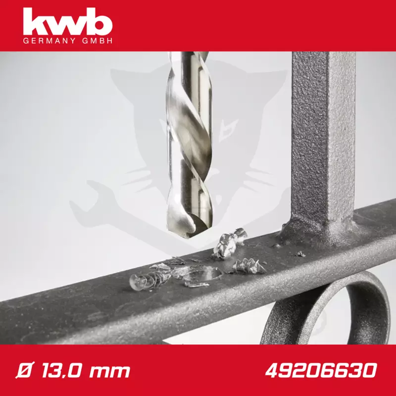 Csigafúró 13,0 mm HSS-G DIN 338 Silver Star, profi - KWB