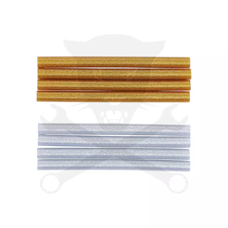 Ragasztórúd (ragasztópatron) 11 mm x 150 mm 8 db-os CSILLÁMOS -BGS