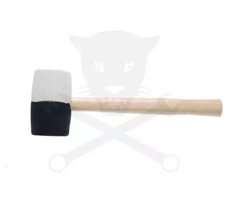 Kalapács gumi 63 mm - 840 g FEKETE-FEHÉR - BGS