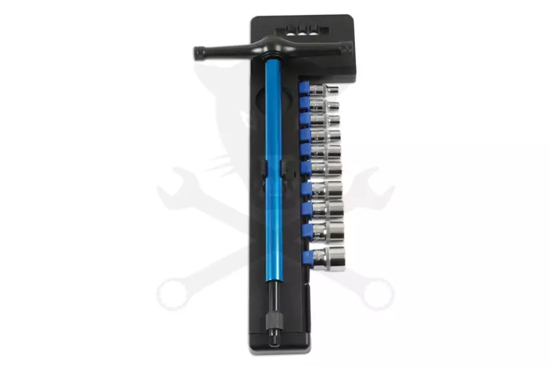 Dugókulcs készlet Gear Lock - Alldrive 1/4" racsnis T-hajtószárral -TS20