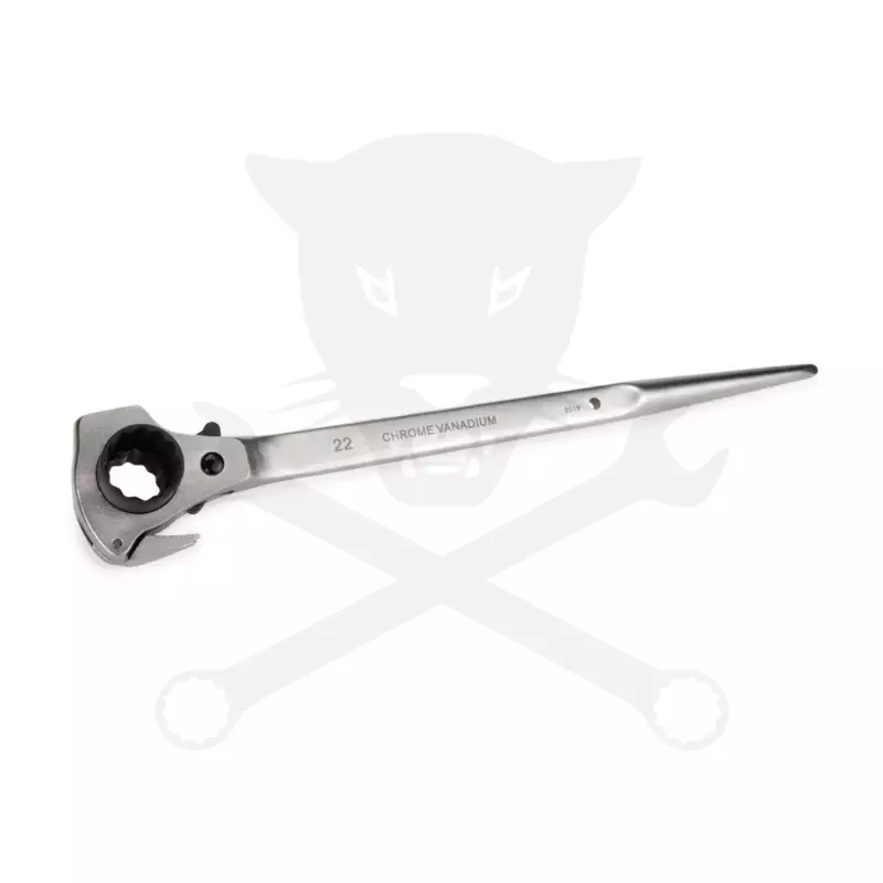 Crowa racsnis kulcs kettős 19x22 mm - Laser