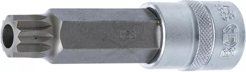 Rátűzőkulcs - crowa+bit 1/2" XZN - Spline M18 x 100 mm LYUKAS