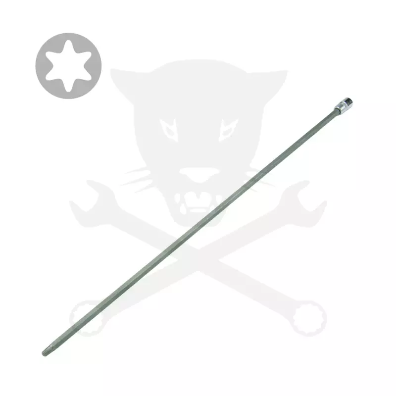 Rátűzőkulcs - crowa+bit 1/4" torx T30 x 400 mm extra hossz.