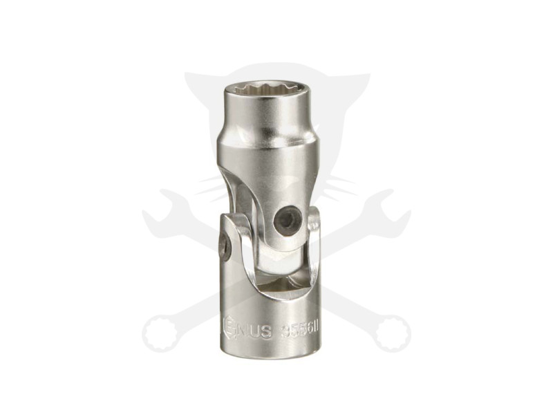 Dugókulcs - crowafej 3/8" csuklós 12 mm Genius