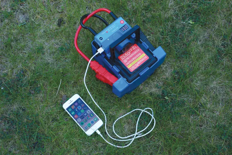 Akkumulátor bikázó-indító (starter) 12 V -1200A -14Ah -Laser Tools