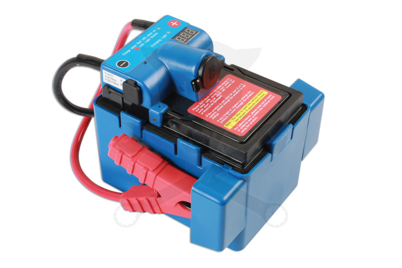 Akkumulátor bikázó-indító (starter) 12 V -1200A -14Ah -Laser Tools