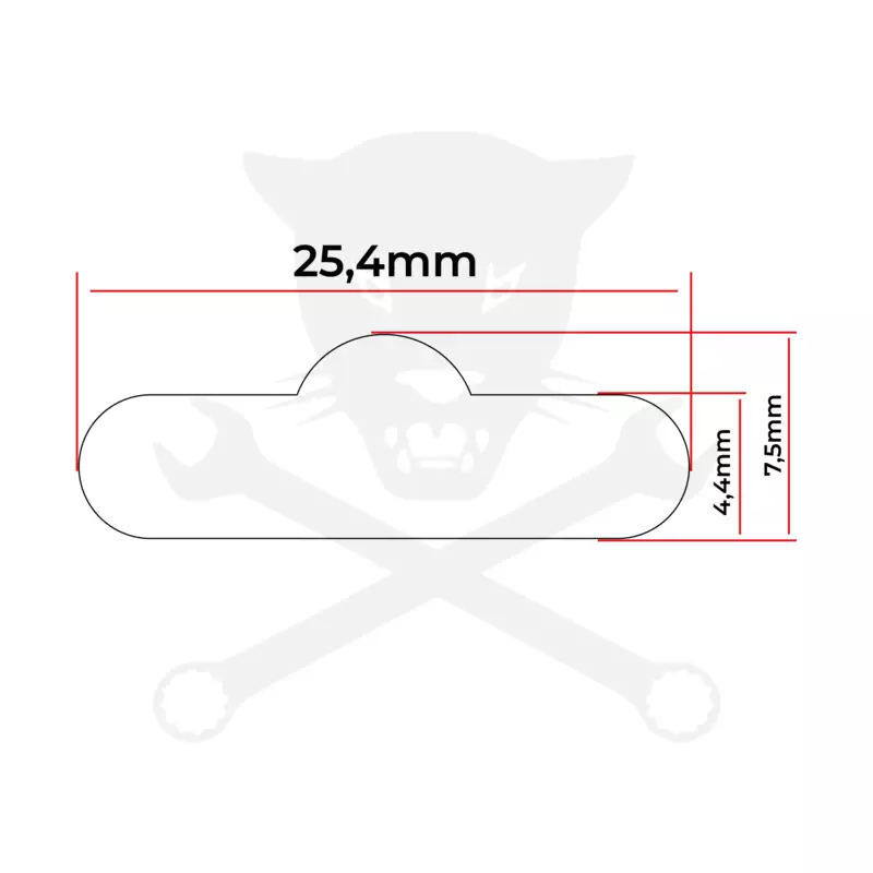 Eurofül lyukasztó 25 mm "mini"